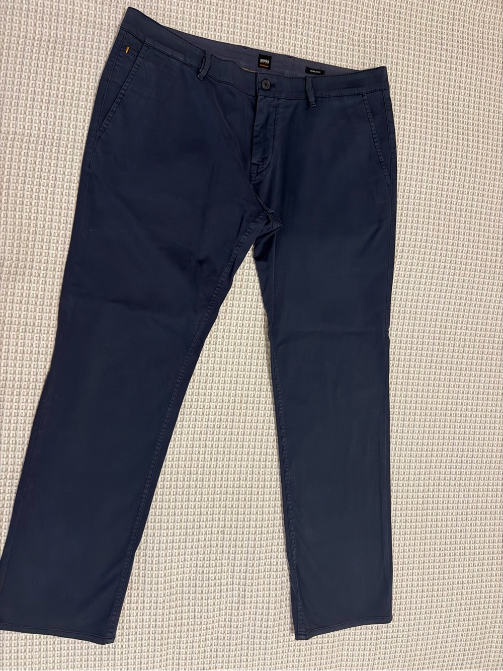 Hugo Boss Dark Navy Slim Chino Pants